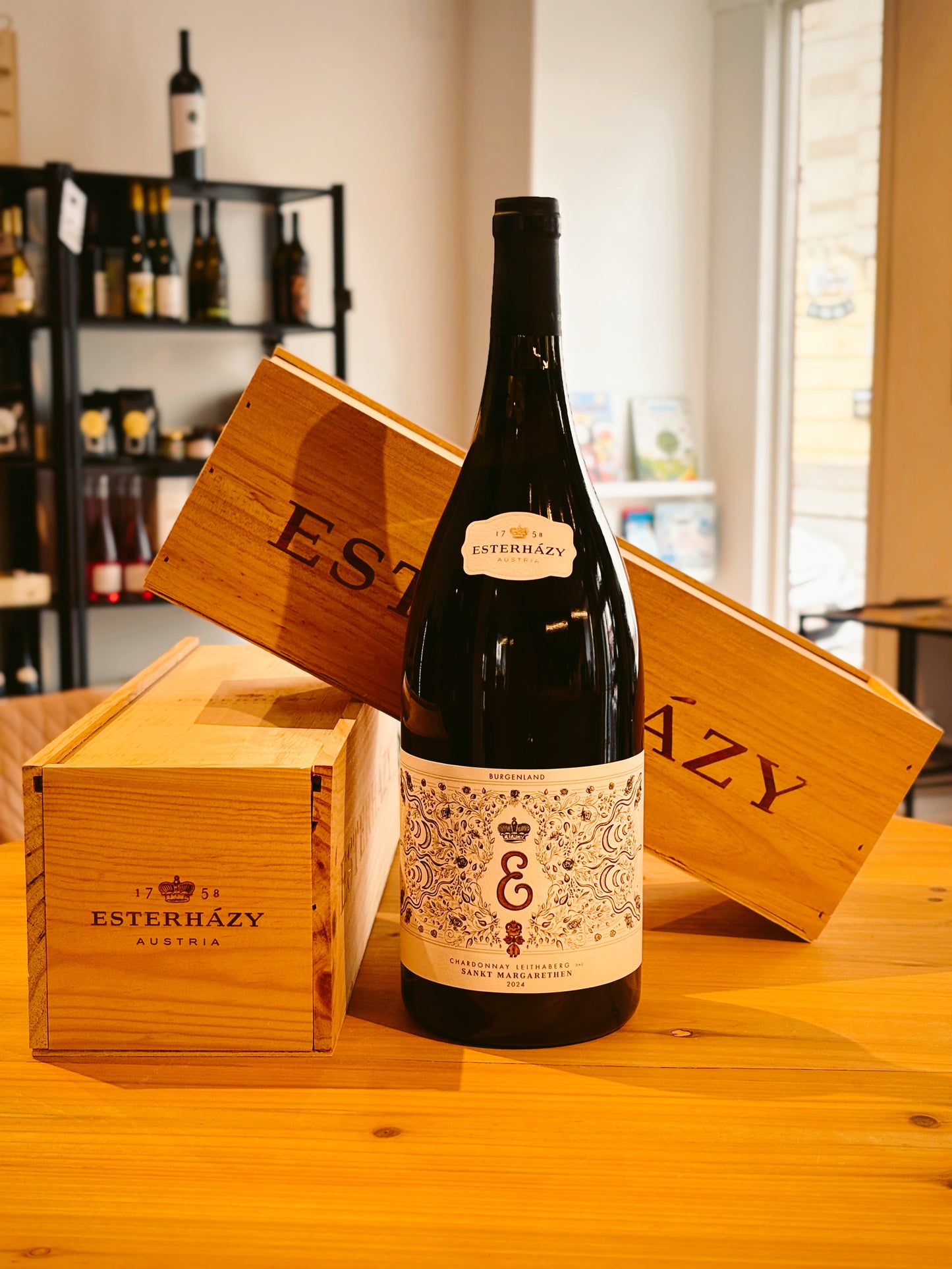 Sankt Margarethen Chardonnay DAC - Magnum mit Holzkiste
